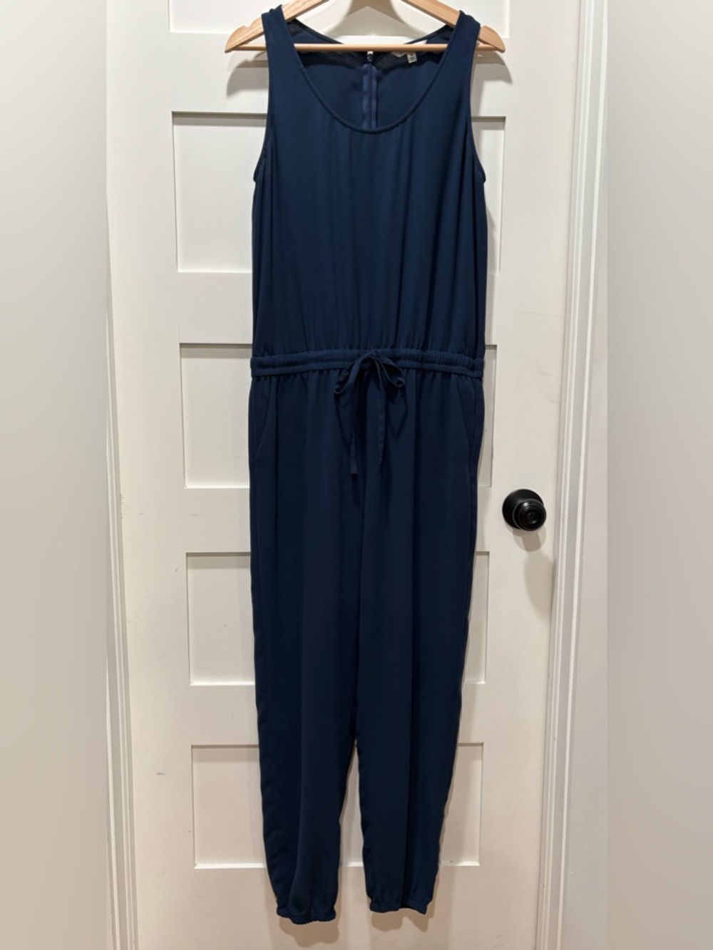 CAbi French Navy Jumpsuit